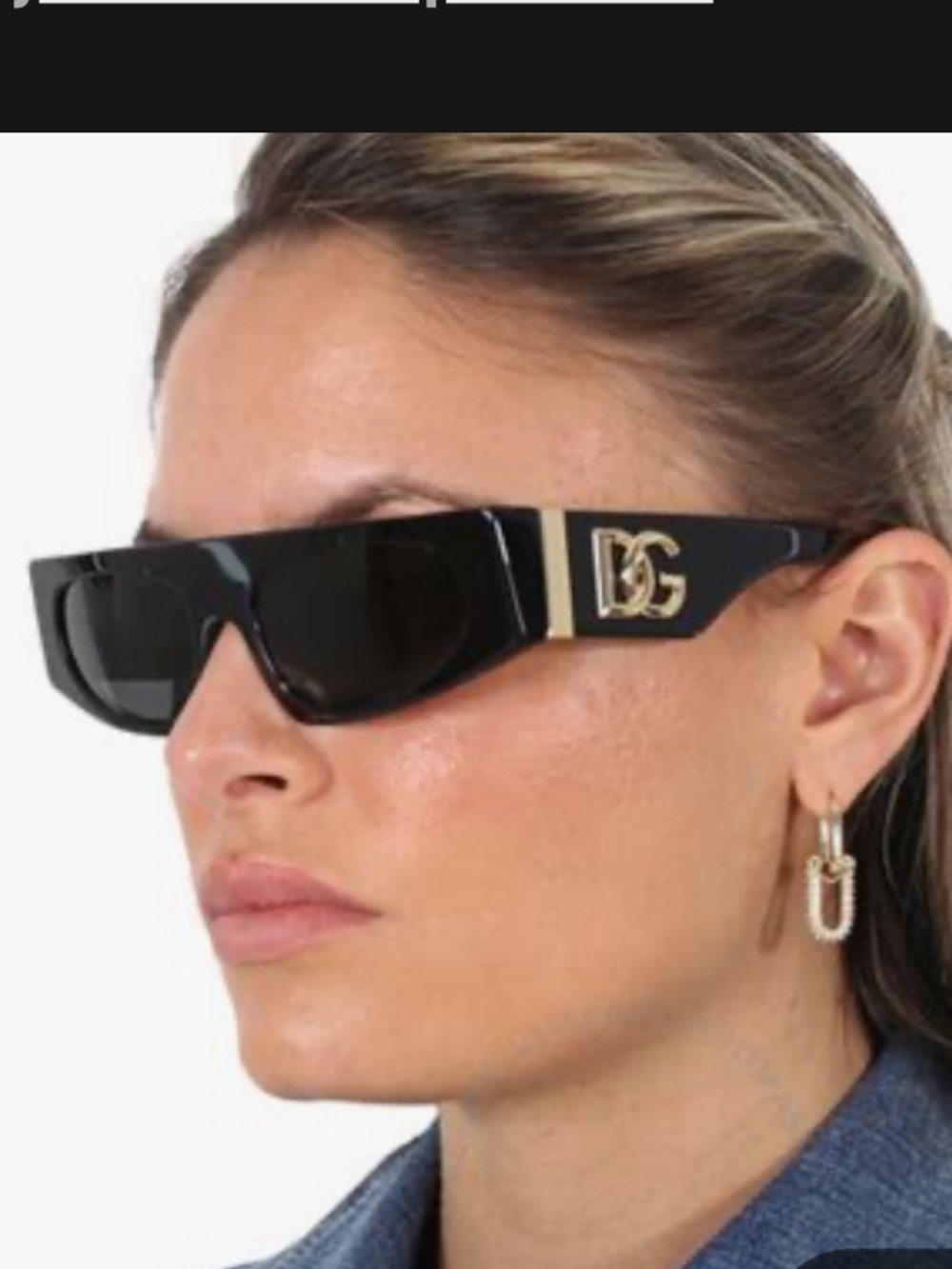 New Dolce & Gabbana DG4411 3389/8G Black on New Graffiti - Picture 7 of 16